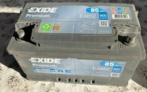 Autobaterie EXIDE 85 Ah a 800 A, 315x175x175 mm