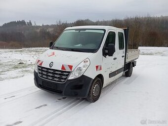 Renault Master 2015, valník, klimatizace, 7 míst