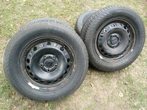 Plechová kola,sada,5x112,ET43,NOKIAN,195/65 R15,7mm 6mm