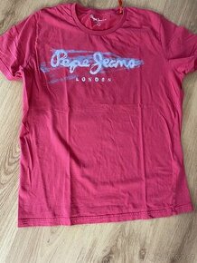 Pepe jeans červené triko