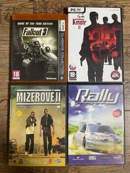 Kmotr 2, Fallout 3, Mizerové 2, Rally championship