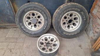 Offroad disky 3ks + pneu 255/70 R15 6x139,7 Frontera Samuraj