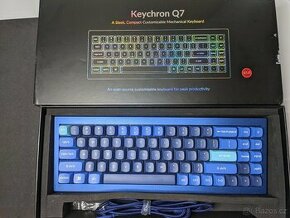 Klávesnice Keychron QMK Q7 70% Gateron Brown RGB Hot-Swap