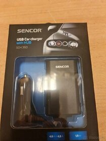 Usb Sencor nabíječka do auta 4,6A - 1