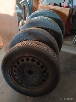 4x letní kola 205/55 R16 disky 6,5Jx16H2 ET42 škoda Seat VW