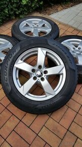 ALU kola ŠKODA/VW/SEAT 5x112 R17 zimní Kodiaq,Taracco,Tiguan - 1