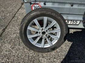 Alu kola 5x112 r17 originál VW, 235/55 - nové pneu