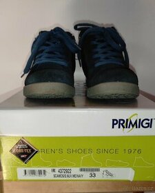 Dívčí podzimní kotníkové boty Primigi Gore-Tex vel.33