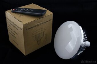 Fotografická LED žárovka 150W E27 3200-5500K dálkové ovl. - 1