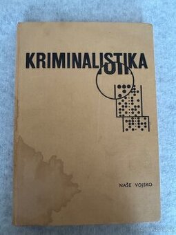 Kniha KRIMINALISTIKA-Jan Pješčak pro právnické f.