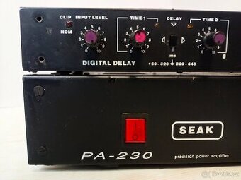 SEAK zesilovač PA-230 + digitální zpožďovač SEAK DG-512 - 1