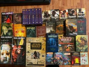 Sandman,Star Wars,Noc nožů,Labyrint,gamebook,Malaz atd