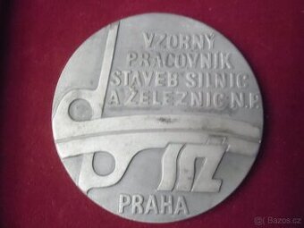 medaile - Vzorný pracovník SSŽ Praha - 1