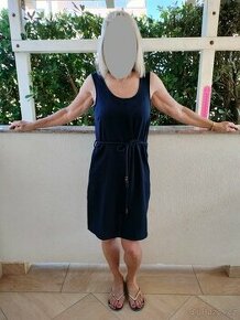 Dámské letní šaty tmavomodré