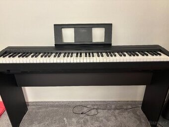 Yamaha p-45 b stage piano digitální black+černý stojan