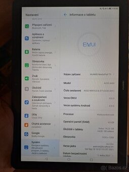 Huawei Mediapad T5, 10 palců, 4GB ram, 64G, pouzdro