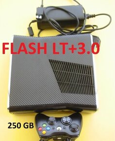 XBOX360 SLIM 250GB,flash LT+3.0,Kinect,Minecraft, Lego,WRC5 - 1