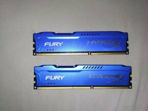 RAM 8GB set 2x HyperX Fury Blue 4GB DDR3 1600