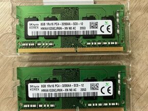 Pamět SK hynix 2x RAM DDR4 8GB 1Rx16 PC4-3200AA-SC0-12