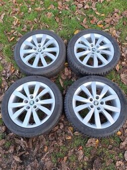 Alu kola 5x112 R16 škoda originál