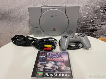 Sony PlayStation PS1 + hra USA Racer - 1
