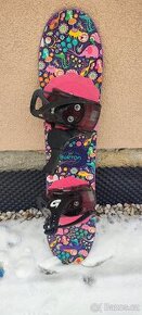 Dětský Snowboard Burton Chicklet 90+vázání