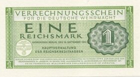 Wehrmacht 1 Reichsmark 1944,UNC - 1