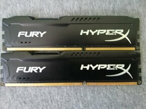 Hyperx Fury Black 8GB(kit 2x4GB)1600MHz DDR3 CL10 - 1