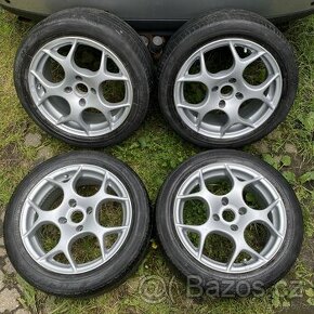 ALU kola r16 4x108 z pneu Michelin 205/50/16 (Ford, Citroen)