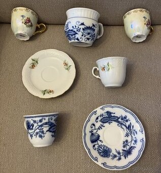 Porcelánové hrnečky, SP Czecho, Thun, Carlsbad, Epiag