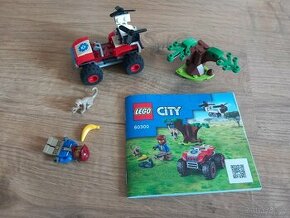 Lego city 60300 záchranářská tříkolka do divočiny