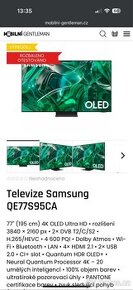 Oled televize Samsung QE77S95CA 195cm. Odpocet DPH.