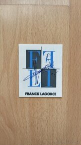 Franck Lagorce originální autogram - 1