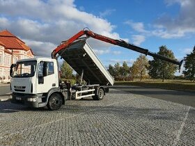 Třístranný sklápěč s hydraulickou rukou 16E21