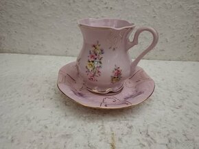 Šálek růžový porcelán - 1