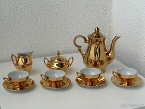Luxusní porcelánový kávový servis Bavaria