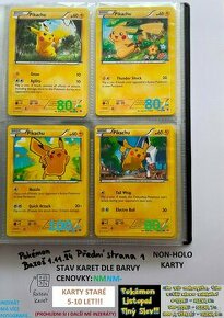 Kusové karty TCG Pokémon STARÉ 5-10LET (ORIGINÁL)