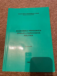 Skripta VŠE: Ekonomika přírodních zdrojů (1995)