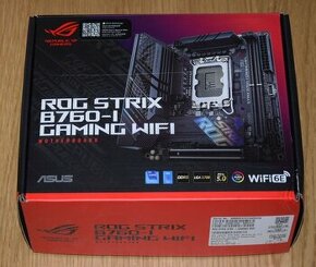 Asus ROG STRIX B760-I GAMING WIFI/mITX, BT + WIFI,zár 2/2025