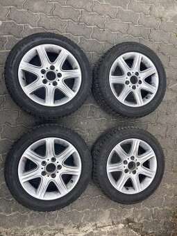 Alu disky 5x120 z vozu BMW řada 1, pneu zimní