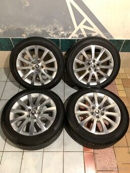 Alu kola Škoda R17 5X112 NOVÉ LETNÍ PNEU 225/50 R17 TOP STAV