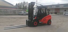 LINDE H50D-02 svěrné vidlice, pozicionér + boční posuv