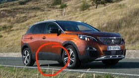 Peugeot 3008 a 5008 ochrannou lištu PP dveří