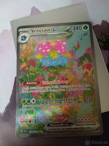 Pokémon karta venosaur ex 151 - 1