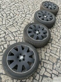 Alu kola originál Škoda- Ronal rozteč 5x112 s pneu 205/50/17