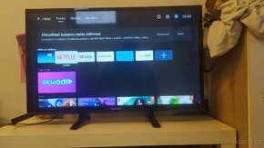 SENCOR TV 81 cm  android( bez ovladače )jde přepínat na tv