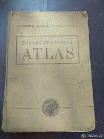 Školní Zeměpisný Atlas Dr Bedřich Šalomon Dr Karel Kuchař