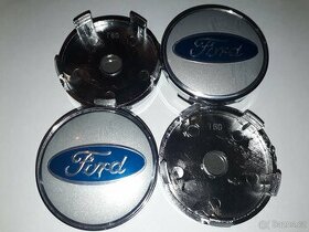 Krytky alu disků FORD, stříbrný mat, 60mm - 1