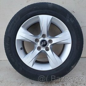 Originální Alu kola Hyundai I40 16" 5x114,3, letní Michelin - 1