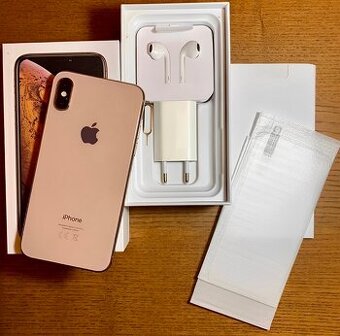 iPhone Xs Gold BATERIE 100% TOP - 1